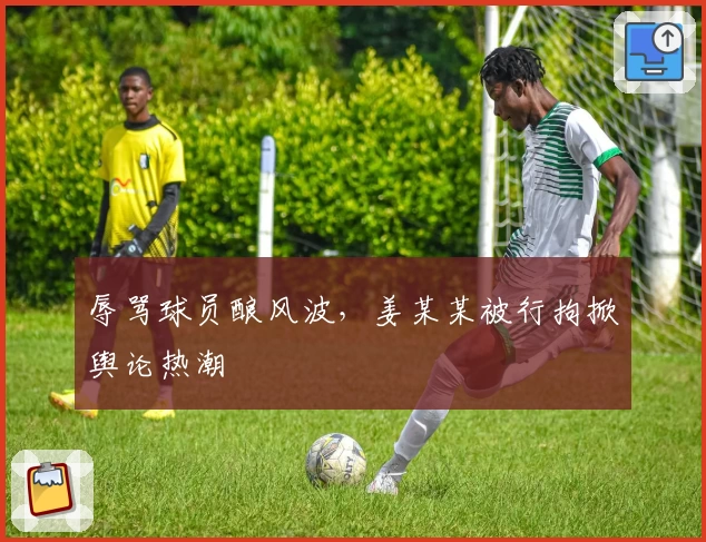 辱骂球员酿风波，姜某某被行拘掀舆论热潮